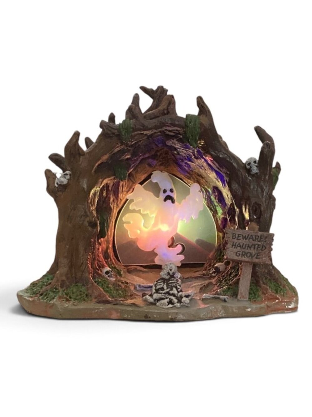 Vtg Lemax Retired Spooky Town “Haunted Grove” 2006 Light Up Tested